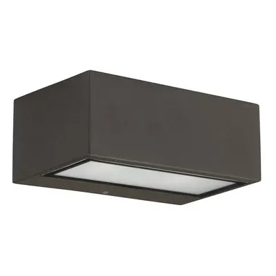 Leds-C4 Nemesis Aluminium - Light Outdoor Wall Light Brown IP44