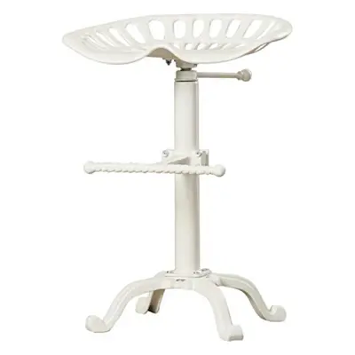 Farmhouse Tractor Stool White