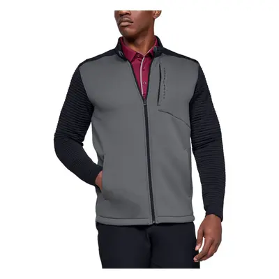 (SM, Pitch Grey) Under Armour Mens Storm Daytona Full Zip Sweater