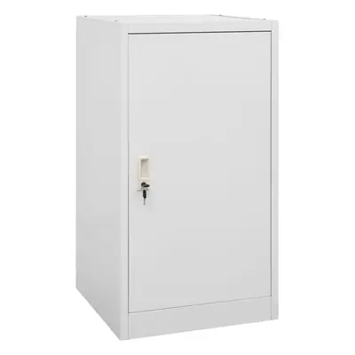 vidaXL Saddle Cabinet Light Grey Steel Storage Tack Locker Harness Cabinet