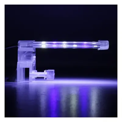 16CM Crystal LED Aquarium Light Clip on Plant Grow Fish Tank Lighting Lamp AC220V