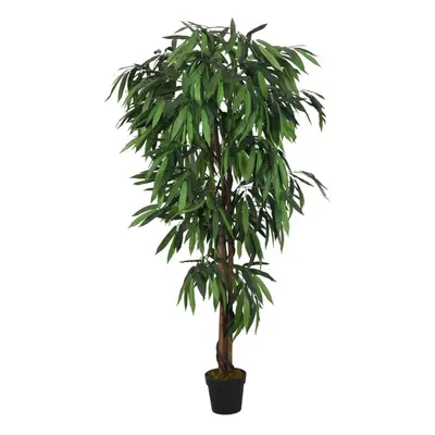 (200 cm) vidaXL Artificial Mango Tree Fake Plant Artificial Plant Leaves Green