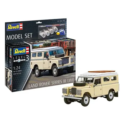 Revell Land Rover Series III LWB 1:24 Model Gift Set with Paints