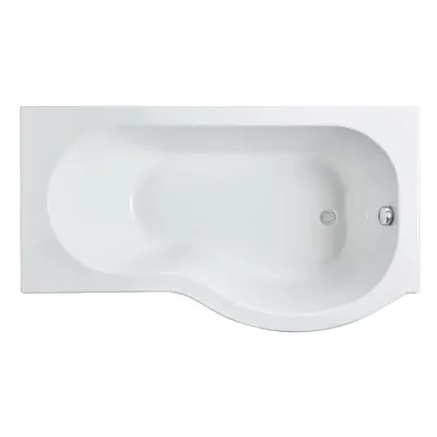 P Shape Right Hand Shower Bath Tub with Leg Set - 1500mm