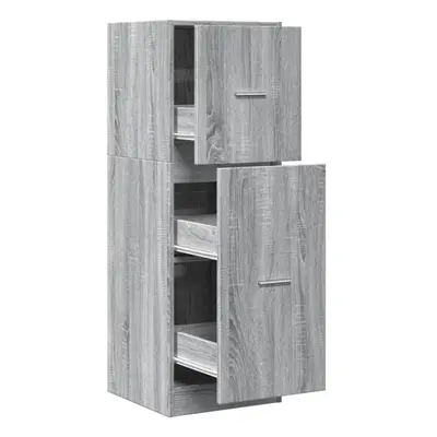 (grey sonoma, x x cm) vidaXL Apothecary Cabinet Storage Cabinet Apothecary Cupboard Engineered W