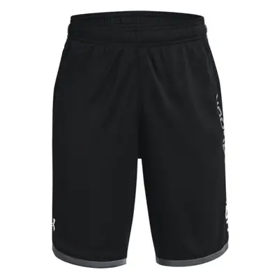 Under Armour Boys' Stunt 3.0 Shorts Black (001)/White Youth Large