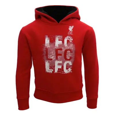 (5-6 Years) Liverpool FC Boys Hoody Fleece LFC Graphic OFFICIAL Football Gift