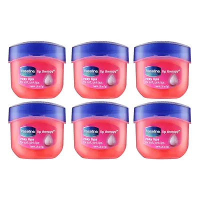 Vaseline Lip Therapy Lip Balm Mini Rosy Lips | Lip Repair in a Container for Cracked Dry Lip | T