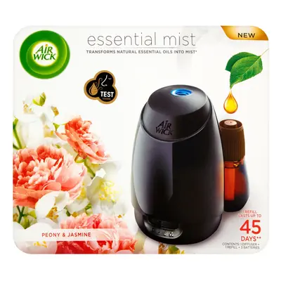 Air Wick Mist Diffuser, Essential Oils Peony and Jasmine, Gadget and Refill