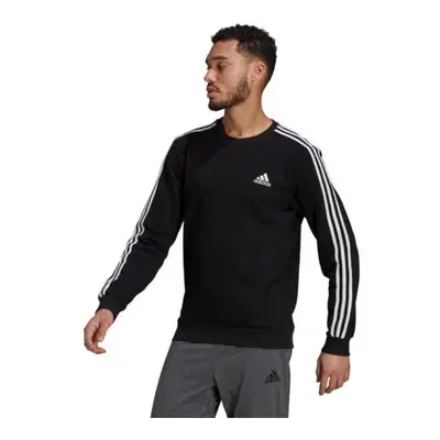 Adidas Classic Color Stipes Crew Sweatshirt Black Medium