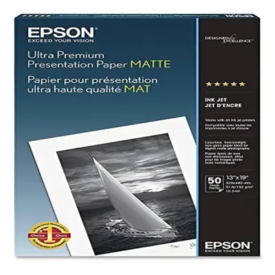 Epson Ultra Premium Presentation Paper MATTE (13x19 Inches Sheets) (S041339)