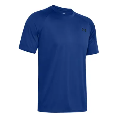 Under Armour Mens UA Tech Short Sleeve Shirt (Small Royal Blue)