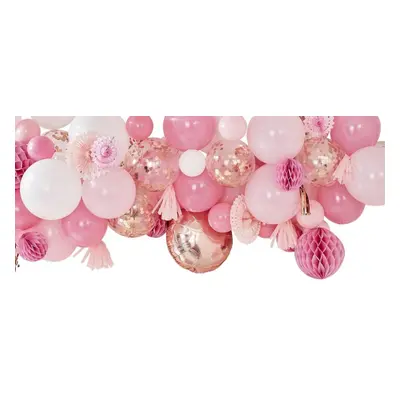 Rose Gold & Pink Balloon Garland Kit, Wedding Balloon Arch, Baby Shower Balloon Decor, Birthday 