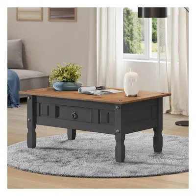 Corona Charcoal Drawer Coffee Table