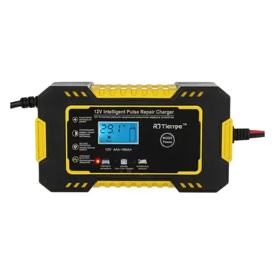 (Yellow) 12V-24V 3.1A Dual USB Charger Socket Adapter Voltage Voltmeter for Motorcycle Car Boat 