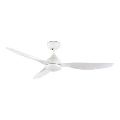 LEDS C4 Nepal Blade 132cm Ceiling Fan with LED Light Bright White