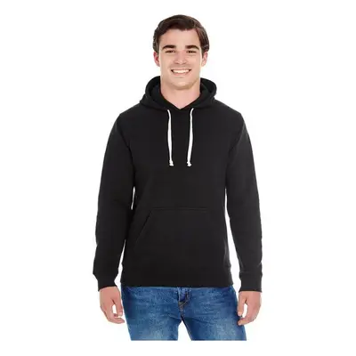 Adult Triblend Pullover Fleece Hooded Sweatshirt - BLAcK TRIBLEND - XS(D0102H78TV6)