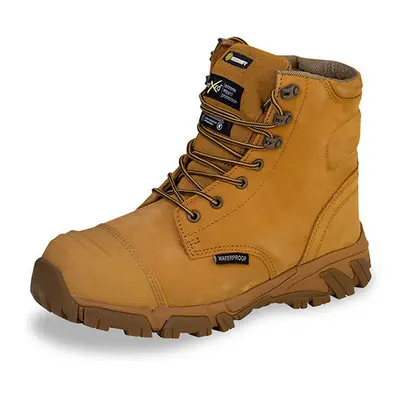 Click - CLICK WATERPROOF SIDE ZIP BOOT TAN - Nubuck