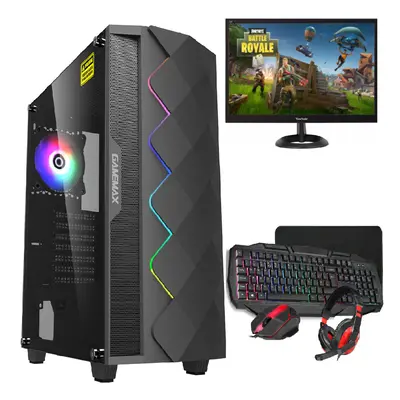 (Black Dimond Case, GT1030) Gaming PC FullSetup Core i5 16GB RAM 1TB GTX1050Ti