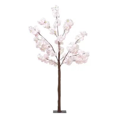 (Light Pink) Large Artificial Blossom Tree with Metal Base, 1.4M Tall