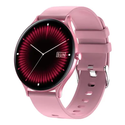 (Pink) 1.28'' Full Touchscreen Smart Watch Fitness Tracker Smartwatches Sports Wristband