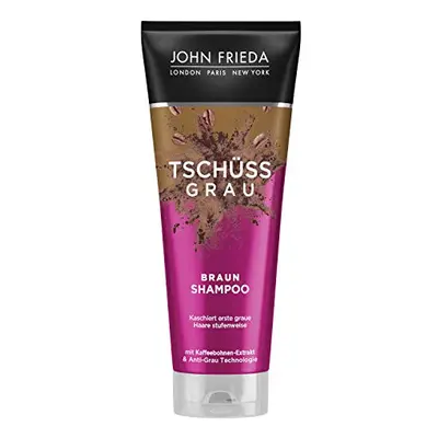 TschÃ¼ss Grey Shampoo â Contents: ml â For Brown Hair â Conceals First Grey Hair Gradually