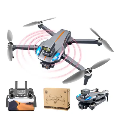 (Three Batteries, With Obstacle Avoider) 5G WIFI FPV GPS with 8K ESC Dual Camera Obstacle Avoida