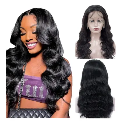 Body Wave Wigs Human Hair Lace Front (16inch) Unprocessed Virgin Brazilian Human Hair Wigs 150% 