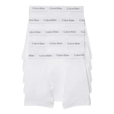 Calvin Klein Men's Cotton Classics 5-Pack Boxer Brief White Bodies