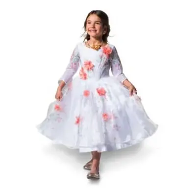 Belle Deluxe White Celebration Costume Dress FOR Size years