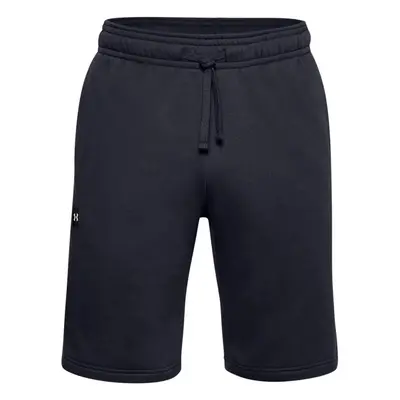 (Black, XL) Under Armour Rival Fleece Mens Exercise Fitness Short Black