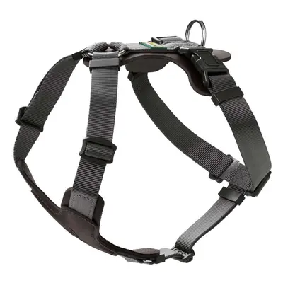 HUNTER AALBORG MIXED Dog Harness, M, Black/Grey, cm