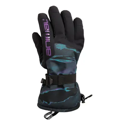 (S, Charcoal) Animal Mens Iced Ski Gloves