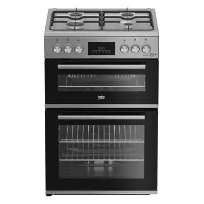 Beko 60cm Freestanding Gas Cooker - Silver - A Rated