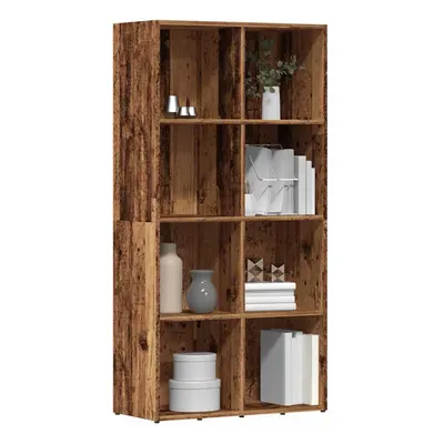 vidaXL Book Cabinet Old Wood 66x30x130 cm Engineered Wood bookcase