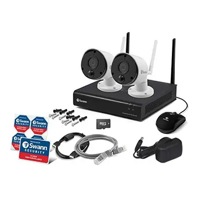 Swann Wi-Fi Channel 1080p Security Camera Kit, NVW-490 and x 4K Cameras