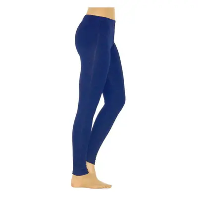 (Royal Blue, L) Women High Waist Yoga Fitness Pants Stretch Leggings