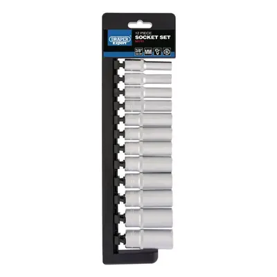 Metric Deep Socket Set, 3/8"" Sq. Dr. (12 Piece)