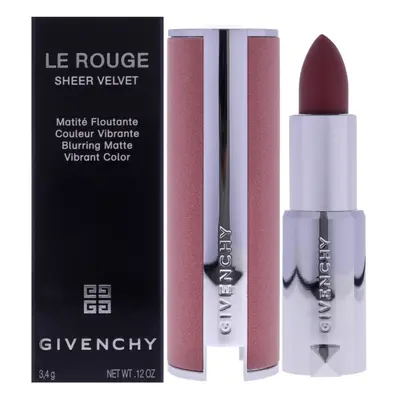 Le Rouge Sheer Velvet Matte Lipstick - N27 Rouge Infuse by Givenchy for Women - 0.12 oz Lipstick