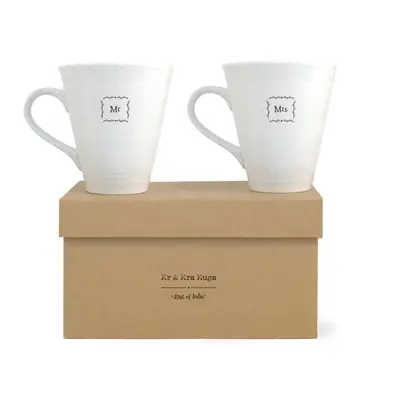 East of India Mr & Mrs Boxed Mug Set