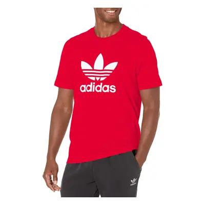 adidas Originals Men's Adicolor Classics Trefoil T-Shirt Vivid Red/Wh