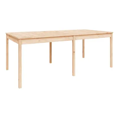 (natural pine, 203.5 x x cm) vidaXL Garden Table Patio Table Wooden Dining Coffee Table Solid Wo