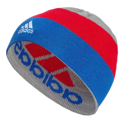 adidas Boys' Kids Basic Beanie Grey-Clear Grey/Bright Royal Blue/Bett