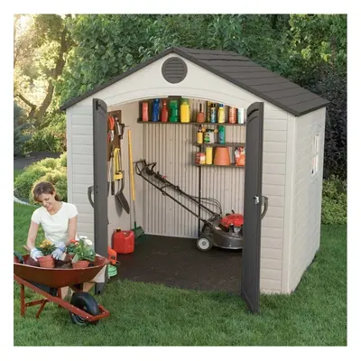 Lifetime 8ftx5ft Heavy Duty Plastic Shed