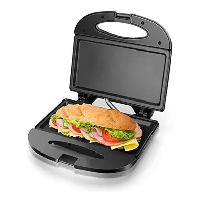 Single Sandwich Toastie maker, Deep Fill Sandwich Toaster with Non-Stick Flat Grill Plates, Smal