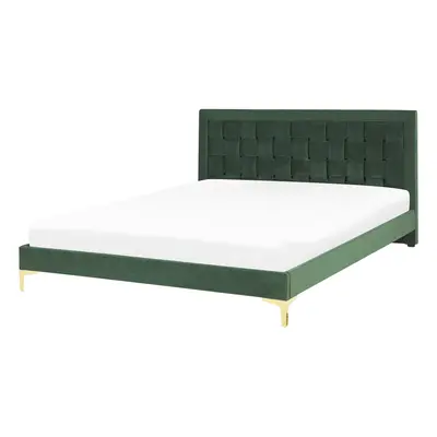 Bed Velvet LIMOUX x cm (EU Double) Dark Green