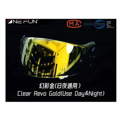 (Gold) Neotec CNS-3 Full Face Helmet Visor Lens Case for Shoei Neotec II Photochromic