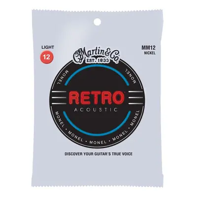 Martin MM12 Retro Monel Acoustic Guitar Strings