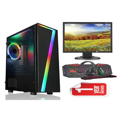 Fast Gaming PC Bundle Quad Core i5 16GB 1TB Windows10 Nvidia GT730 2GB