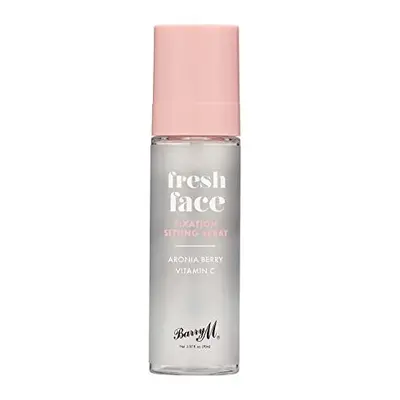 Barry Fresh Face Fixation Makeup Setting Spray, Long-lasting, Infused With Aronia Berry and Vita